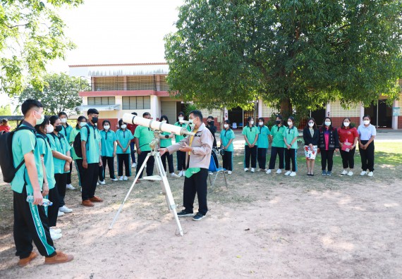 ภาพกิจกรรม  คณะวิทยาศาสตร์และเทคโนโลยี จัดกิจกรรมค่ายวิทยาศาสตร์สัญจร ปีการศึกษา 2565  โรงเรียนปางมะค่าวิทยาคม