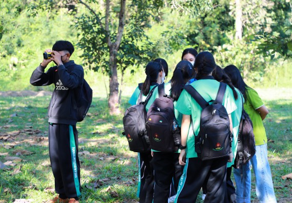 ภาพกิจกรรม  คณะวิทยาศาสตร์และเทคโนโลยี จัดกิจกรรมค่ายวิทยาศาสตร์สัญจร ปีการศึกษา 2565  โรงเรียนปางมะค่าวิทยาคม