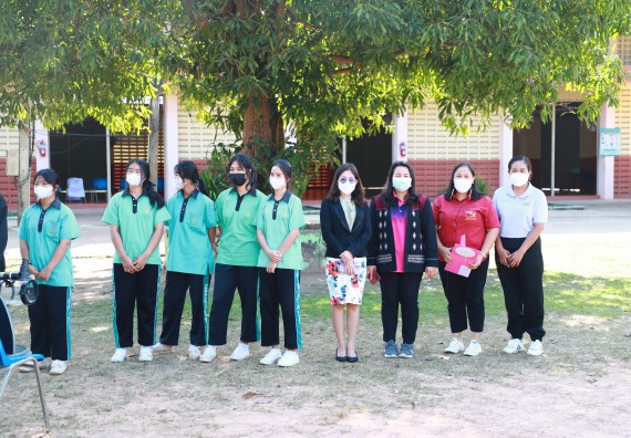 ภาพกิจกรรม  คณะวิทยาศาสตร์และเทคโนโลยี จัดกิจกรรมค่ายวิทยาศาสตร์สัญจร ปีการศึกษา 2565  โรงเรียนปางมะค่าวิทยาคม