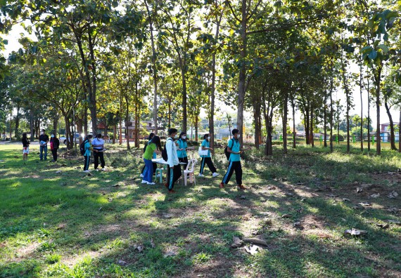 ภาพกิจกรรม  คณะวิทยาศาสตร์และเทคโนโลยี จัดกิจกรรมค่ายวิทยาศาสตร์สัญจร ปีการศึกษา 2565  โรงเรียนปางมะค่าวิทยาคม