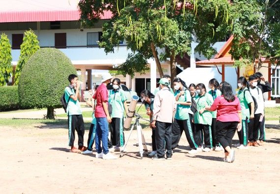 ภาพกิจกรรม  คณะวิทยาศาสตร์และเทคโนโลยี จัดกิจกรรมค่ายวิทยาศาสตร์สัญจร ปีการศึกษา 2565  โรงเรียนปางมะค่าวิทยาคม