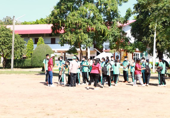ภาพกิจกรรม  คณะวิทยาศาสตร์และเทคโนโลยี จัดกิจกรรมค่ายวิทยาศาสตร์สัญจร ปีการศึกษา 2565  โรงเรียนปางมะค่าวิทยาคม