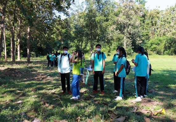 ภาพกิจกรรม  คณะวิทยาศาสตร์และเทคโนโลยี จัดกิจกรรมค่ายวิทยาศาสตร์สัญจร ปีการศึกษา 2565  โรงเรียนปางมะค่าวิทยาคม