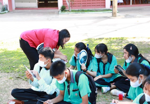 ภาพกิจกรรม  คณะวิทยาศาสตร์และเทคโนโลยี จัดกิจกรรมค่ายวิทยาศาสตร์สัญจร ปีการศึกษา 2565  โรงเรียนปางมะค่าวิทยาคม