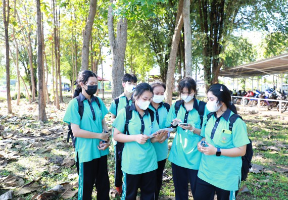 ภาพกิจกรรม  คณะวิทยาศาสตร์และเทคโนโลยี จัดกิจกรรมค่ายวิทยาศาสตร์สัญจร ปีการศึกษา 2565  โรงเรียนปางมะค่าวิทยาคม