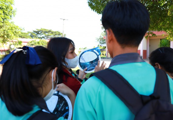 ภาพกิจกรรม  คณะวิทยาศาสตร์และเทคโนโลยี จัดกิจกรรมค่ายวิทยาศาสตร์สัญจร ปีการศึกษา 2565  โรงเรียนปางมะค่าวิทยาคม