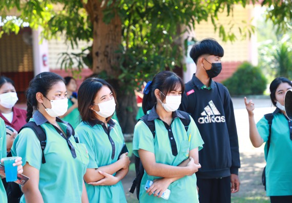 ภาพกิจกรรม  คณะวิทยาศาสตร์และเทคโนโลยี จัดกิจกรรมค่ายวิทยาศาสตร์สัญจร ปีการศึกษา 2565  โรงเรียนปางมะค่าวิทยาคม