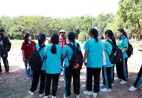 ภาพกิจกรรม  คณะวิทยาศาสตร์และเทคโนโลยี จัดกิจกรรมค่ายวิทยาศาสตร์สัญจร ปีการศึกษา 2565  โรงเรียนปางมะค่าวิทยาคม