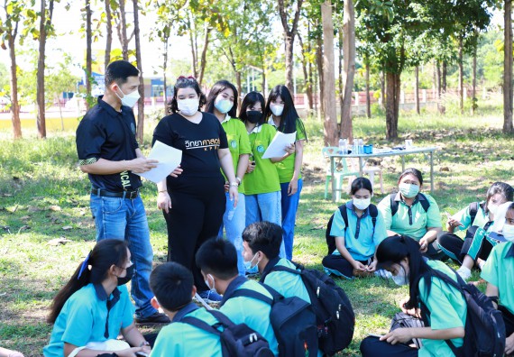 ภาพกิจกรรม  คณะวิทยาศาสตร์และเทคโนโลยี จัดกิจกรรมค่ายวิทยาศาสตร์สัญจร ปีการศึกษา 2565  โรงเรียนปางมะค่าวิทยาคม