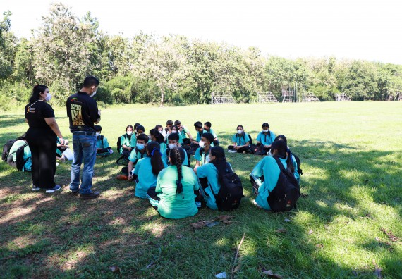 ภาพกิจกรรม  คณะวิทยาศาสตร์และเทคโนโลยี จัดกิจกรรมค่ายวิทยาศาสตร์สัญจร ปีการศึกษา 2565  โรงเรียนปางมะค่าวิทยาคม