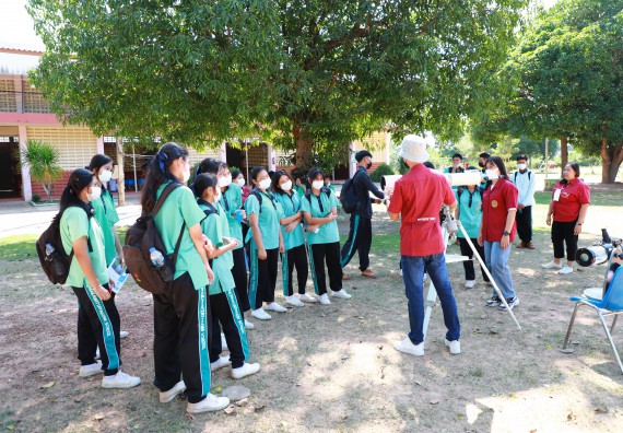ภาพกิจกรรม  คณะวิทยาศาสตร์และเทคโนโลยี จัดกิจกรรมค่ายวิทยาศาสตร์สัญจร ปีการศึกษา 2565  โรงเรียนปางมะค่าวิทยาคม