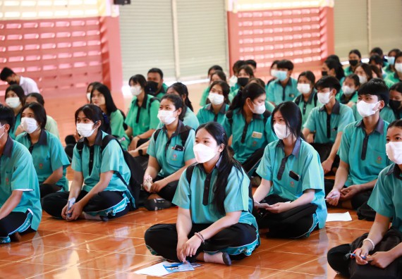 ภาพกิจกรรม  คณะวิทยาศาสตร์และเทคโนโลยี จัดกิจกรรมค่ายวิทยาศาสตร์สัญจร ปีการศึกษา 2565  โรงเรียนปางมะค่าวิทยาคม