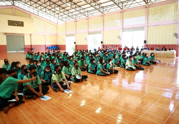 ภาพกิจกรรม  คณะวิทยาศาสตร์และเทคโนโลยี จัดกิจกรรมค่ายวิทยาศาสตร์สัญจร ปีการศึกษา 2565  โรงเรียนปางมะค่าวิทยาคม