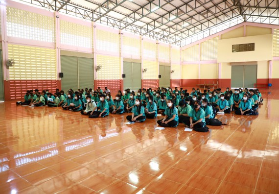 ภาพกิจกรรม  คณะวิทยาศาสตร์และเทคโนโลยี จัดกิจกรรมค่ายวิทยาศาสตร์สัญจร ปีการศึกษา 2565  โรงเรียนปางมะค่าวิทยาคม