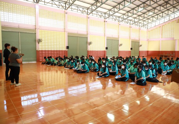 ภาพกิจกรรม  คณะวิทยาศาสตร์และเทคโนโลยี จัดกิจกรรมค่ายวิทยาศาสตร์สัญจร ปีการศึกษา 2565  โรงเรียนปางมะค่าวิทยาคม