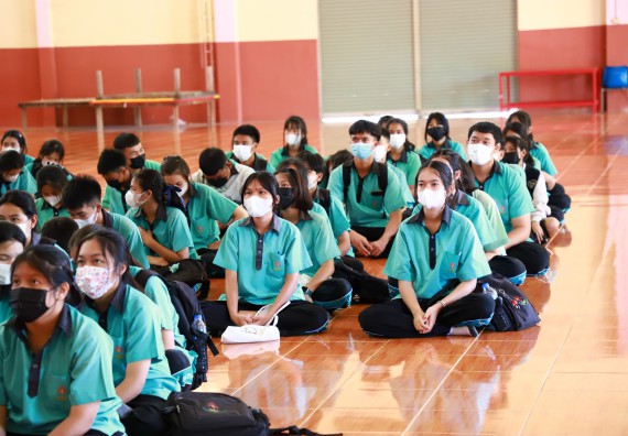 ภาพกิจกรรม  คณะวิทยาศาสตร์และเทคโนโลยี จัดกิจกรรมค่ายวิทยาศาสตร์สัญจร ปีการศึกษา 2565  โรงเรียนปางมะค่าวิทยาคม