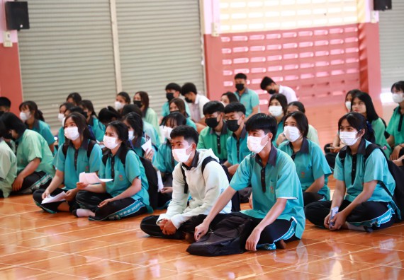 ภาพกิจกรรม  คณะวิทยาศาสตร์และเทคโนโลยี จัดกิจกรรมค่ายวิทยาศาสตร์สัญจร ปีการศึกษา 2565  โรงเรียนปางมะค่าวิทยาคม