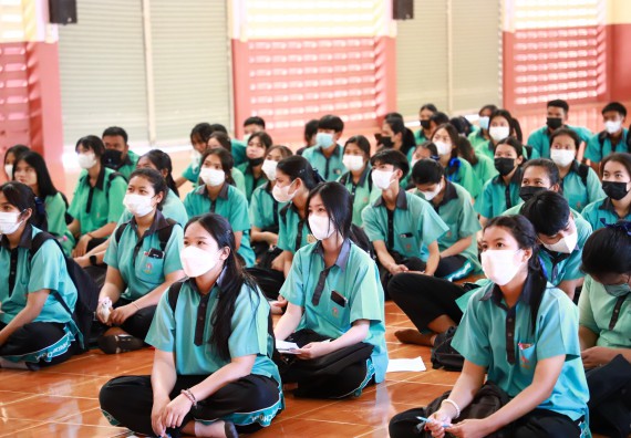 ภาพกิจกรรม  คณะวิทยาศาสตร์และเทคโนโลยี จัดกิจกรรมค่ายวิทยาศาสตร์สัญจร ปีการศึกษา 2565  โรงเรียนปางมะค่าวิทยาคม