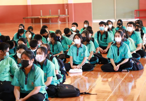 ภาพกิจกรรม  คณะวิทยาศาสตร์และเทคโนโลยี จัดกิจกรรมค่ายวิทยาศาสตร์สัญจร ปีการศึกษา 2565  โรงเรียนปางมะค่าวิทยาคม