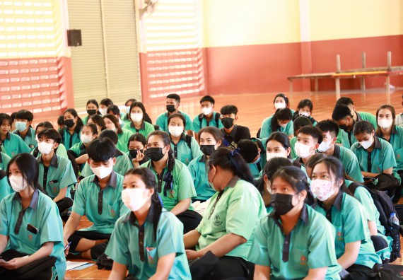 ภาพกิจกรรม  คณะวิทยาศาสตร์และเทคโนโลยี จัดกิจกรรมค่ายวิทยาศาสตร์สัญจร ปีการศึกษา 2565  โรงเรียนปางมะค่าวิทยาคม