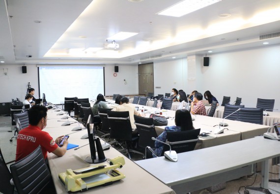 ภาพกิจกรรม  คณะวิทยาศาสตร์และเทคโนโลยี จัดกิจกรรมการจัดทำรายงานการควบคุมภายในและบริหารความเสี่ยง ประจำปีงบประมาณ 2566