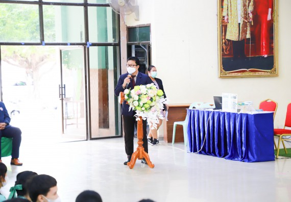 ภาพกิจกรรม  คณะวิทยาศาสตร์และเทคโนโลยี จัดกิจกรรมค่ายวิทยาศาสตร์สัญจร ปีการศึกษา 2565  โรงเรียนลานกระบือวิทยา