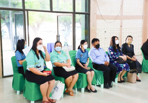 ภาพกิจกรรม  คณะวิทยาศาสตร์และเทคโนโลยี จัดกิจกรรมค่ายวิทยาศาสตร์สัญจร ปีการศึกษา 2565  โรงเรียนลานกระบือวิทยา