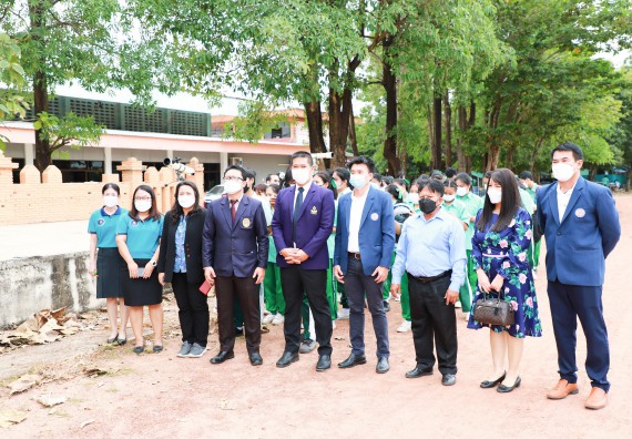 ภาพกิจกรรม  คณะวิทยาศาสตร์และเทคโนโลยี จัดกิจกรรมค่ายวิทยาศาสตร์สัญจร ปีการศึกษา 2565  โรงเรียนลานกระบือวิทยา