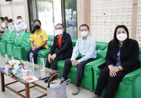 ภาพกิจกรรม  คณะวิทยาศาสตร์และเทคโนโลยี จัดกิจกรรมค่ายวิทยาศาสตร์สัญจร ปีการศึกษา 2565  โรงเรียนลานกระบือวิทยา