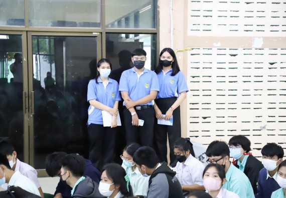 ภาพกิจกรรม  คณะวิทยาศาสตร์และเทคโนโลยี จัดกิจกรรมค่ายวิทยาศาสตร์สัญจร ปีการศึกษา 2565  โรงเรียนลานกระบือวิทยา