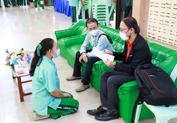 ภาพกิจกรรม  คณะวิทยาศาสตร์และเทคโนโลยี จัดกิจกรรมค่ายวิทยาศาสตร์สัญจร ปีการศึกษา 2565  โรงเรียนลานกระบือวิทยา