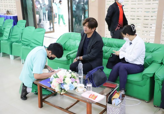 ภาพกิจกรรม  คณะวิทยาศาสตร์และเทคโนโลยี จัดกิจกรรมค่ายวิทยาศาสตร์สัญจร ปีการศึกษา 2565  โรงเรียนลานกระบือวิทยา