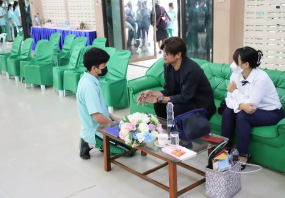 ภาพกิจกรรม  คณะวิทยาศาสตร์และเทคโนโลยี จัดกิจกรรมค่ายวิทยาศาสตร์สัญจร ปีการศึกษา 2565  โรงเรียนลานกระบือวิทยา