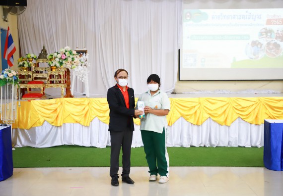 ภาพกิจกรรม  คณะวิทยาศาสตร์และเทคโนโลยี จัดกิจกรรมค่ายวิทยาศาสตร์สัญจร ปีการศึกษา 2565  โรงเรียนลานกระบือวิทยา