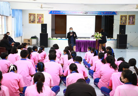 ภาพกิจกรรม   คณะวิทยาศาสตร์และเทคโนโลยี จัดกิจกรรมค่ายวิทยาศาสตร์สัญจร ปีการศึกษา 2565  โรงเรียนวังตะเคียนประชานุสรณ์