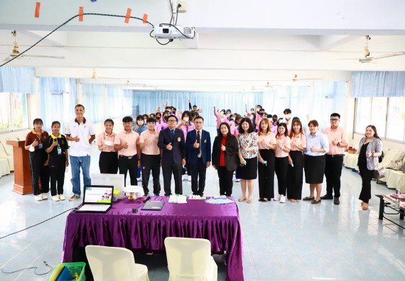 ภาพกิจกรรม   คณะวิทยาศาสตร์และเทคโนโลยี จัดกิจกรรมค่ายวิทยาศาสตร์สัญจร ปีการศึกษา 2565  โรงเรียนวังตะเคียนประชานุสรณ์