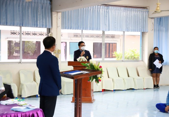 ภาพกิจกรรม   คณะวิทยาศาสตร์และเทคโนโลยี จัดกิจกรรมค่ายวิทยาศาสตร์สัญจร ปีการศึกษา 2565  โรงเรียนวังตะเคียนประชานุสรณ์