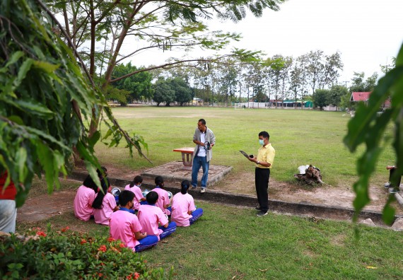 ภาพกิจกรรม   คณะวิทยาศาสตร์และเทคโนโลยี จัดกิจกรรมค่ายวิทยาศาสตร์สัญจร ปีการศึกษา 2565  โรงเรียนวังตะเคียนประชานุสรณ์