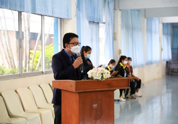 ภาพกิจกรรม   คณะวิทยาศาสตร์และเทคโนโลยี จัดกิจกรรมค่ายวิทยาศาสตร์สัญจร ปีการศึกษา 2565  โรงเรียนวังตะเคียนประชานุสรณ์