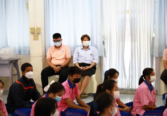 ภาพกิจกรรม   คณะวิทยาศาสตร์และเทคโนโลยี จัดกิจกรรมค่ายวิทยาศาสตร์สัญจร ปีการศึกษา 2565  โรงเรียนวังตะเคียนประชานุสรณ์