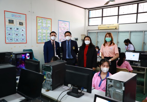 ภาพกิจกรรม   คณะวิทยาศาสตร์และเทคโนโลยี จัดกิจกรรมค่ายวิทยาศาสตร์สัญจร ปีการศึกษา 2565  โรงเรียนวังตะเคียนประชานุสรณ์