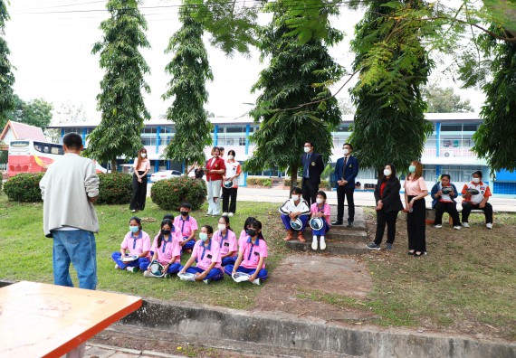 ภาพกิจกรรม   คณะวิทยาศาสตร์และเทคโนโลยี จัดกิจกรรมค่ายวิทยาศาสตร์สัญจร ปีการศึกษา 2565  โรงเรียนวังตะเคียนประชานุสรณ์