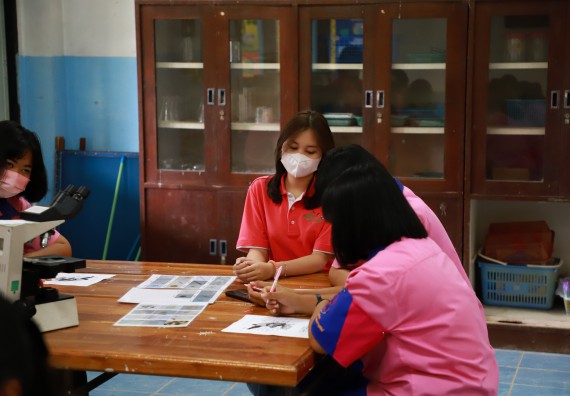 ภาพกิจกรรม   คณะวิทยาศาสตร์และเทคโนโลยี จัดกิจกรรมค่ายวิทยาศาสตร์สัญจร ปีการศึกษา 2565  โรงเรียนวังตะเคียนประชานุสรณ์