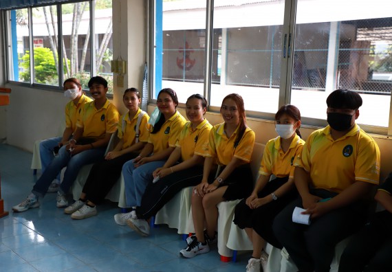 ภาพกิจกรรม   คณะวิทยาศาสตร์และเทคโนโลยี จัดกิจกรรมค่ายวิทยาศาสตร์สัญจร ปีการศึกษา 2565  โรงเรียนวังตะเคียนประชานุสรณ์