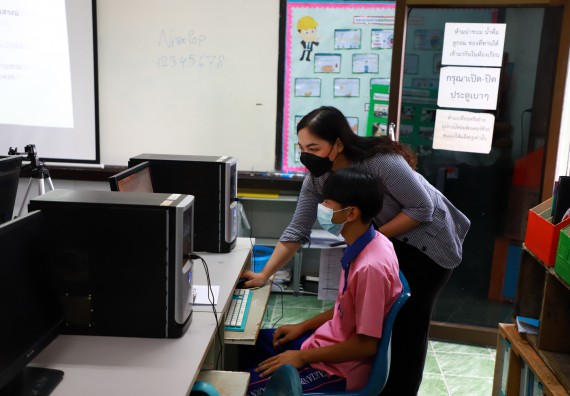 ภาพกิจกรรม   คณะวิทยาศาสตร์และเทคโนโลยี จัดกิจกรรมค่ายวิทยาศาสตร์สัญจร ปีการศึกษา 2565  โรงเรียนวังตะเคียนประชานุสรณ์