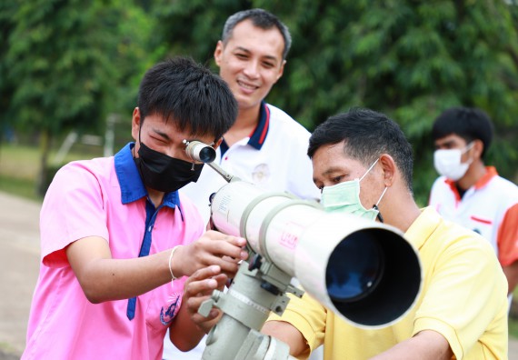 ภาพกิจกรรม   คณะวิทยาศาสตร์และเทคโนโลยี จัดกิจกรรมค่ายวิทยาศาสตร์สัญจร ปีการศึกษา 2565  โรงเรียนวังตะเคียนประชานุสรณ์