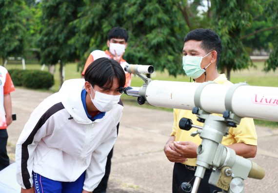 ภาพกิจกรรม   คณะวิทยาศาสตร์และเทคโนโลยี จัดกิจกรรมค่ายวิทยาศาสตร์สัญจร ปีการศึกษา 2565  โรงเรียนวังตะเคียนประชานุสรณ์