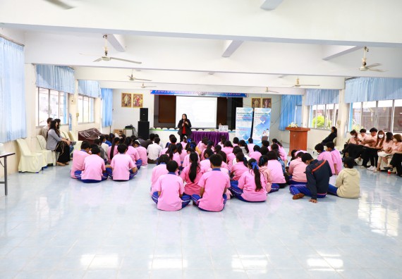 ภาพกิจกรรม   คณะวิทยาศาสตร์และเทคโนโลยี จัดกิจกรรมค่ายวิทยาศาสตร์สัญจร ปีการศึกษา 2565  โรงเรียนวังตะเคียนประชานุสรณ์