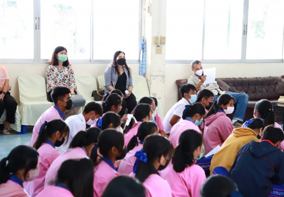 ภาพกิจกรรม   คณะวิทยาศาสตร์และเทคโนโลยี จัดกิจกรรมค่ายวิทยาศาสตร์สัญจร ปีการศึกษา 2565  โรงเรียนวังตะเคียนประชานุสรณ์