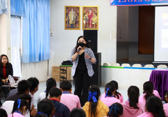 ภาพกิจกรรม   คณะวิทยาศาสตร์และเทคโนโลยี จัดกิจกรรมค่ายวิทยาศาสตร์สัญจร ปีการศึกษา 2565  โรงเรียนวังตะเคียนประชานุสรณ์